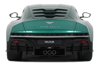 ASTON MARTIN VALOUR GREEN 2024 GT Spirit 1:18 Resinemodell (Türen, Motorhaube... nicht zu öffnen!)